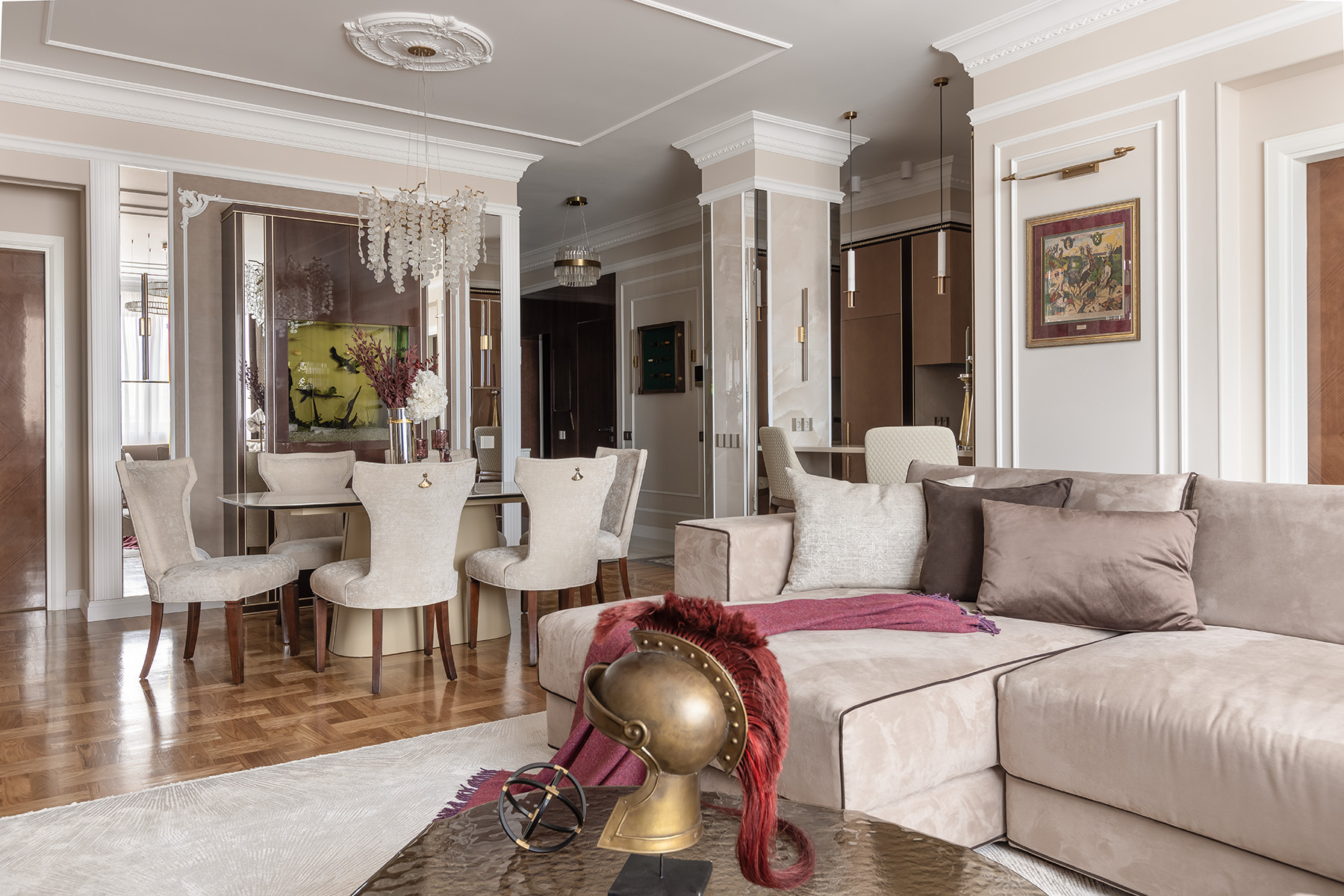 Интерьер квартиры в Москве от студии дизайна Premier Decor